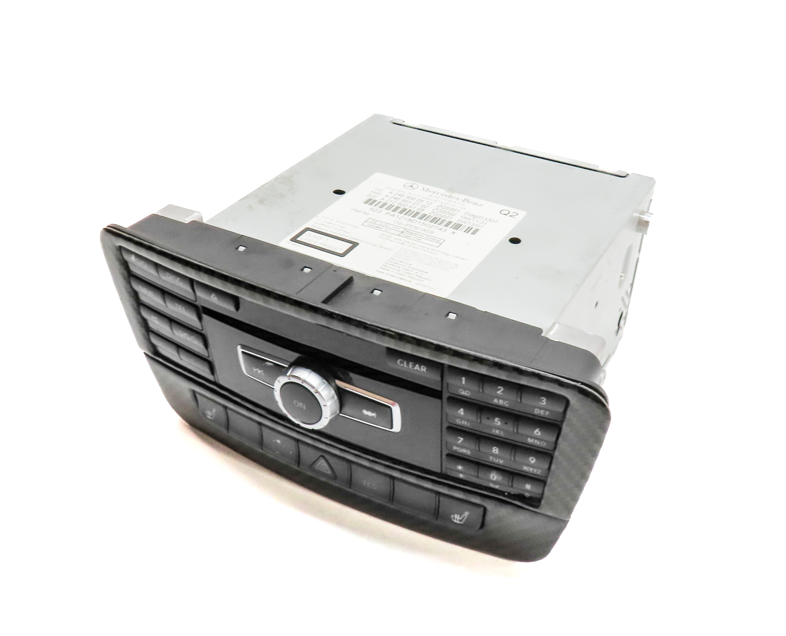 2014 MERCEDES B250 CLA250 (C117 W246) RADIO GPS NAVIGATION CD STEREO RECEIVER — exact item pictured